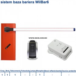 Sistem Baza Bariera Automata Acces Parcare WilBar6
